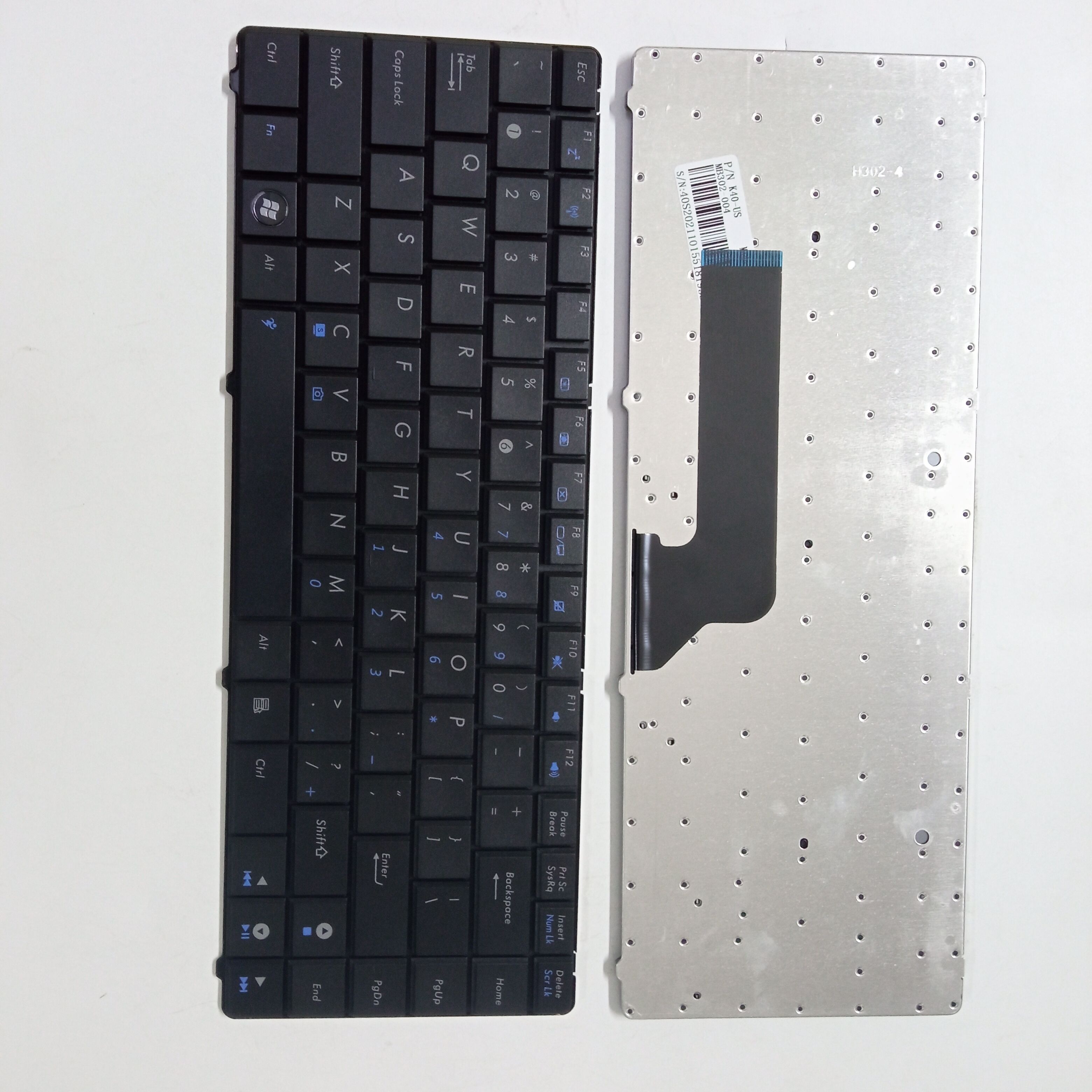Picture of New Replacement Laptop Keyboard For ASUS K40 BLACK (OEM) US Layout